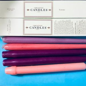 Colorful candles